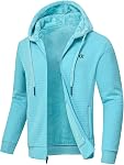 Yuyangdpb Hommes Zip Up Hoodie poids lourd polaire Sherpa doublé Sweatshirt Vestes Hiver Manteaux chauds
