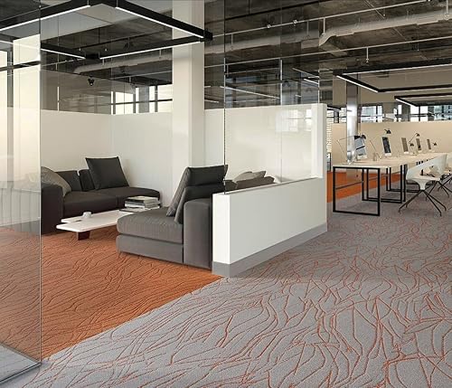 Miniatura 3 de PRO FLEX Decoración de base de pared de vinilo gris, 6 pulgadas x 40 pies, con parte trasera adhesiva súper fuerte para despegar y pegar, base de