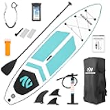 Paddle Board 11'x33 x6 Extra Wide Inflatable Stand Up Paddle Board with Hand Pump,Leash, Adjustable Paddle For Basic Version, Extra Kayak Paddle Kayak Seat 2 Fishing Mounts For Fishing Version