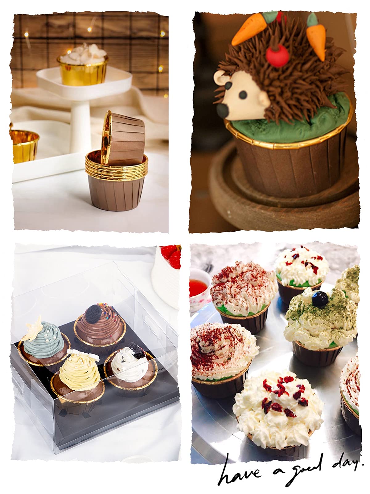 Cupcake vormpjes, 150 stuks cupcake-wrappers, muffinvormpjes