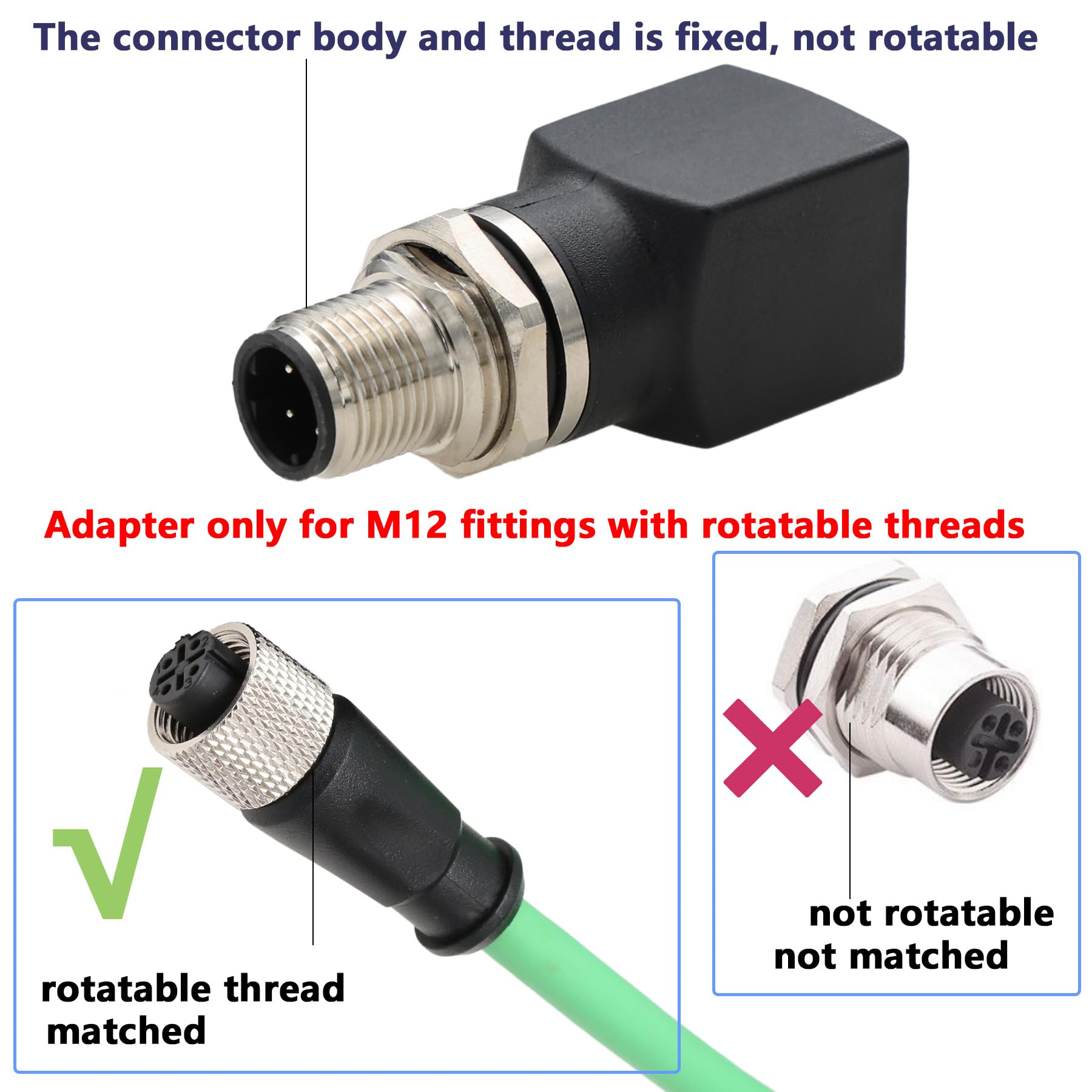 Cavo Ethernet M12 4 Pin D-Code - Schermato, Impermeabile, High Flex Per Macchinari Industriali (3m) - Foto 11