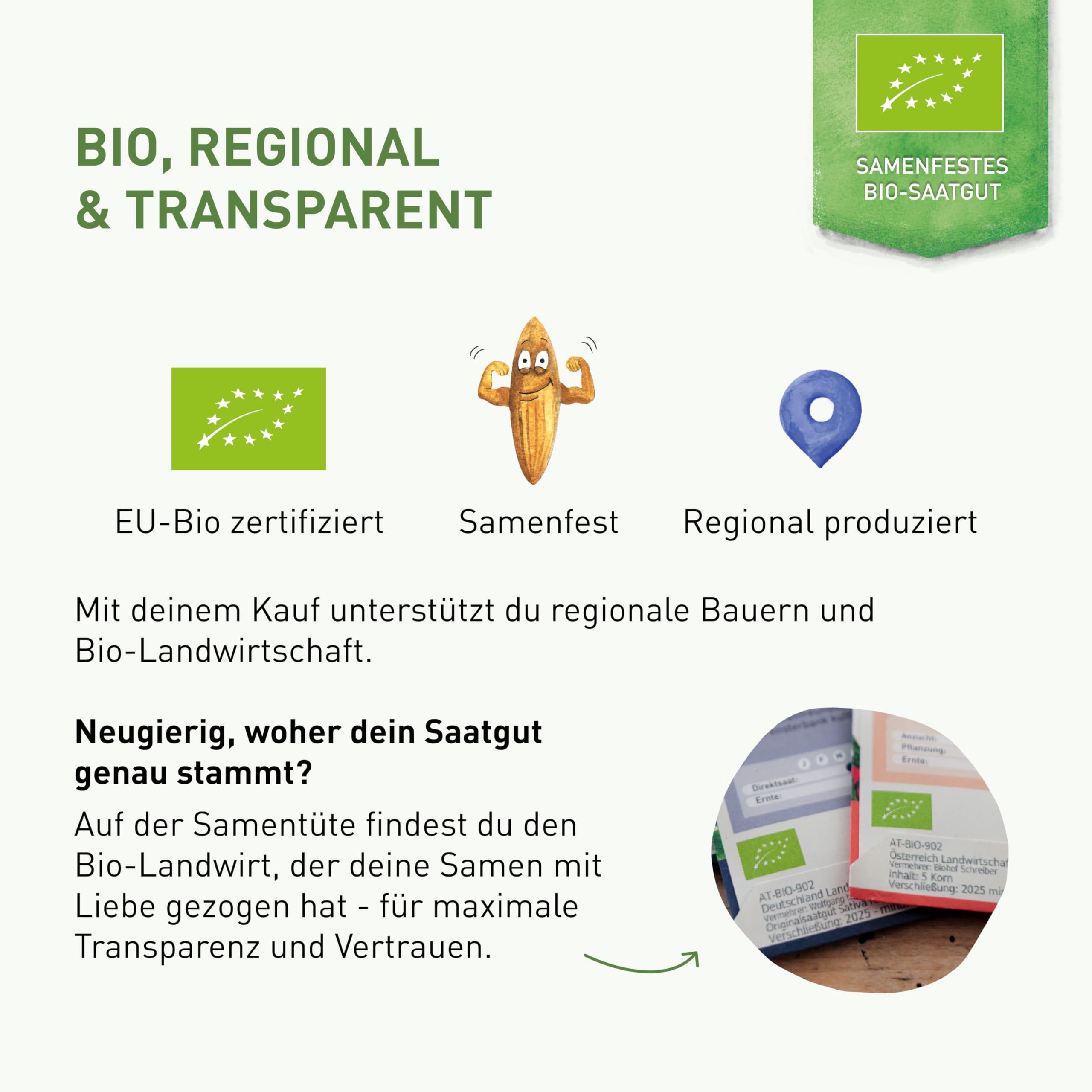 Plantura Bio-Kruter Samen-Set, samenfestes Bio-Saatgut, keimstark fr Topf  & Beet, 10 aromatische Sorten, fr bis zu 200 Pflanzen : Amazon.de: Garten