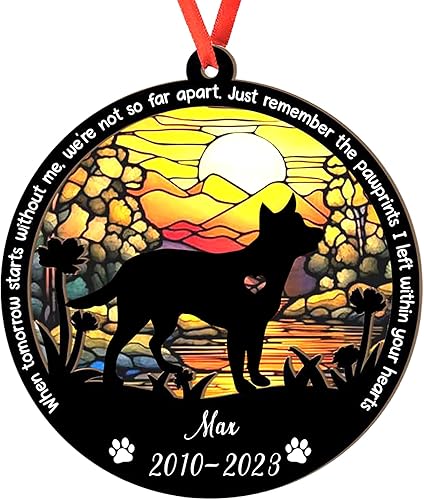 Miniatura 26 de Adorno personalizado para atrapasoles Bichon Frise, Bichon Frise Sun Catcher Adorno de Navidad – Regalo para perro amante, Bichon Frise 3D 2 capas