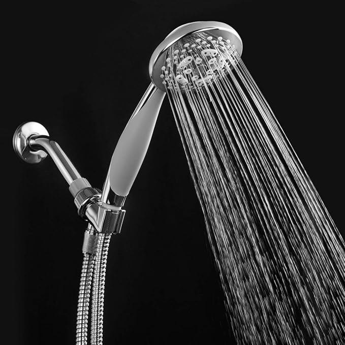HOTEL SPA Handheld Shower Head High Pressure 4.25 Inch Rain Shower