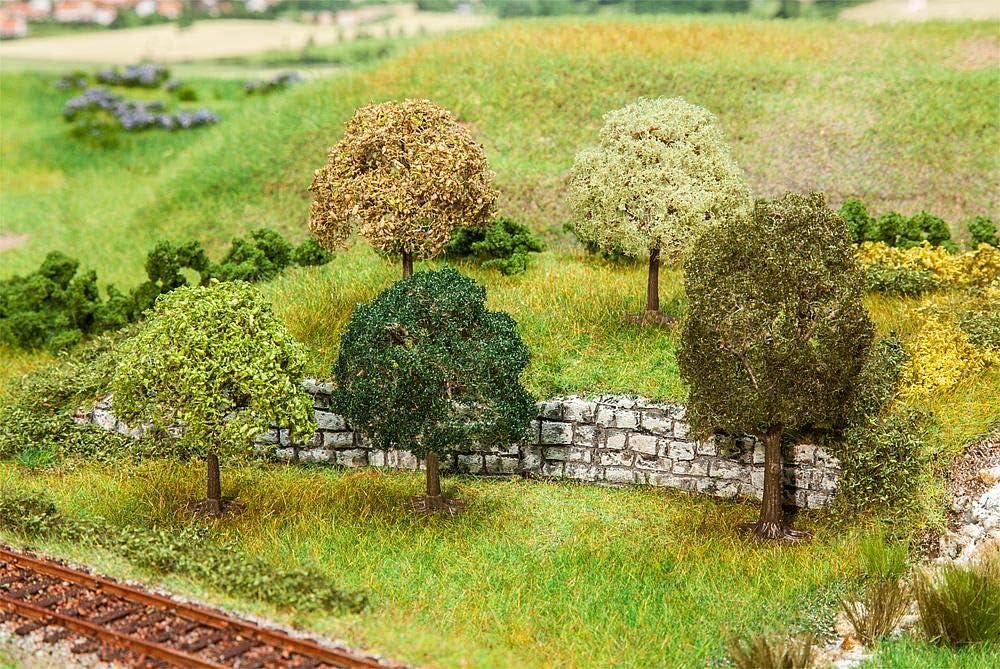 Faller FA181172 5 Premium Trees, Small, Assorted Model Kit, Various