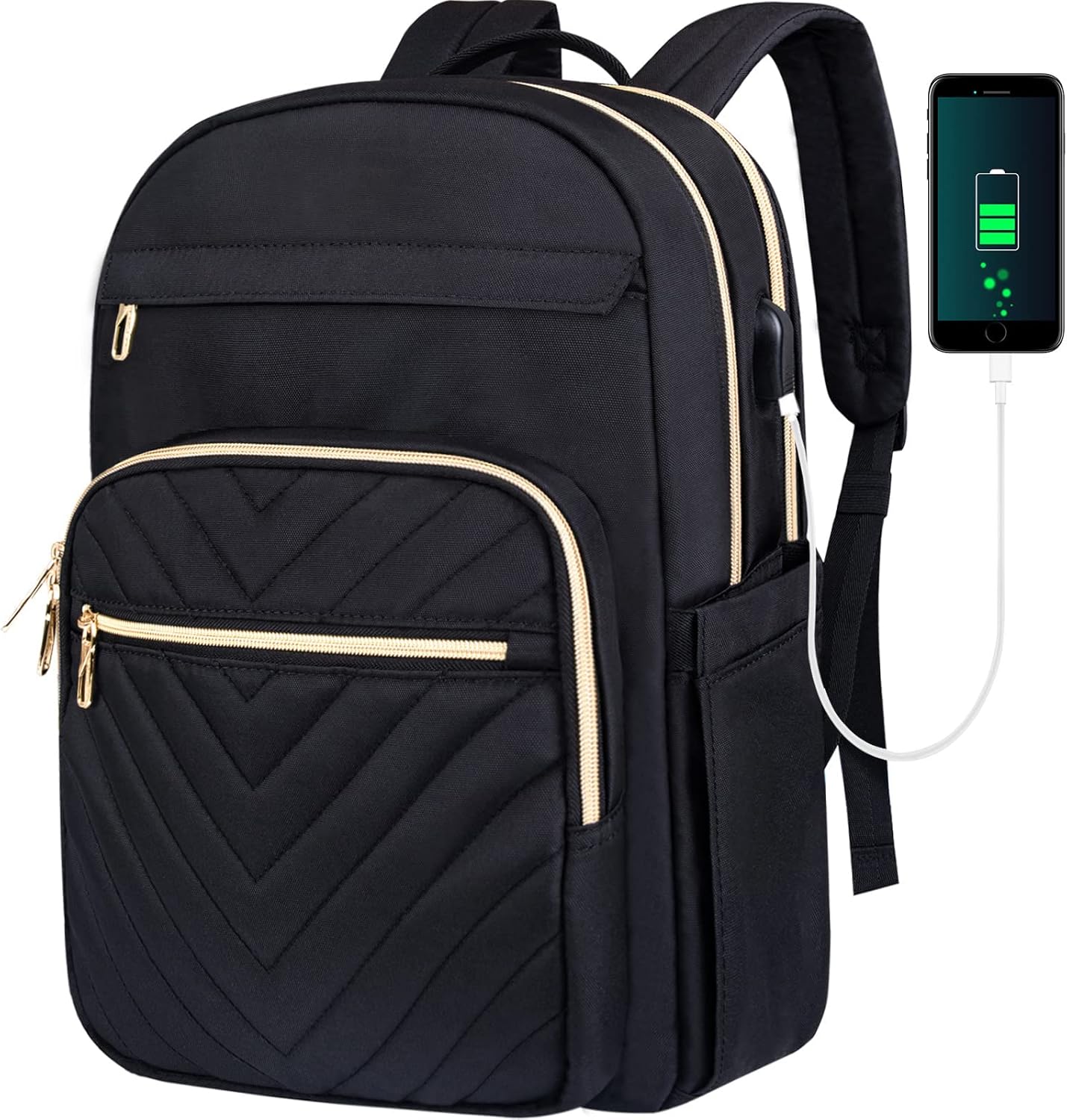 Mommy Bag Travel Multifunction folding bag, Infant Bag Waterproof Large Capacity Mommy Backpack(Black)