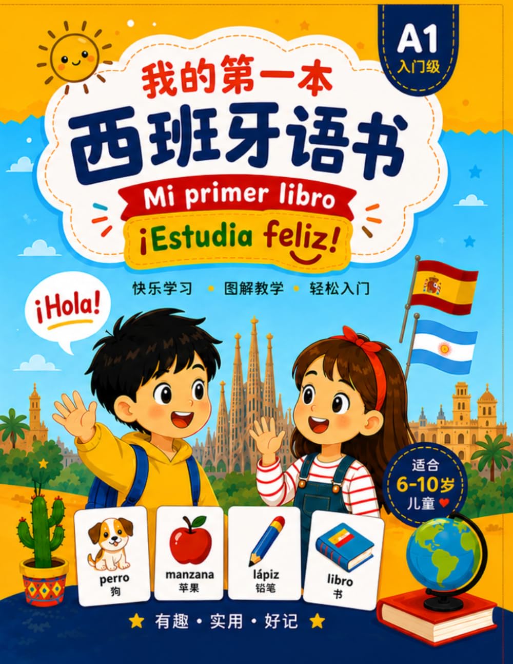 我的第一本西班牙语书: Mi primer libro de español para niños chinos