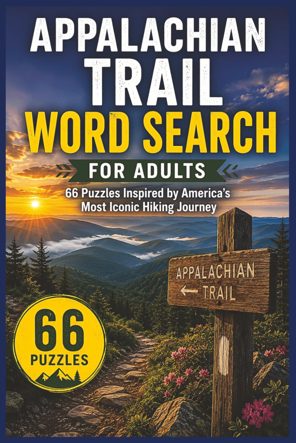 Appalachian Trail Word Search for Adults: 66 Puzzles Inspired by America’s Most Iconic Hiking Journey (America’s Great Trails Word Search Series)