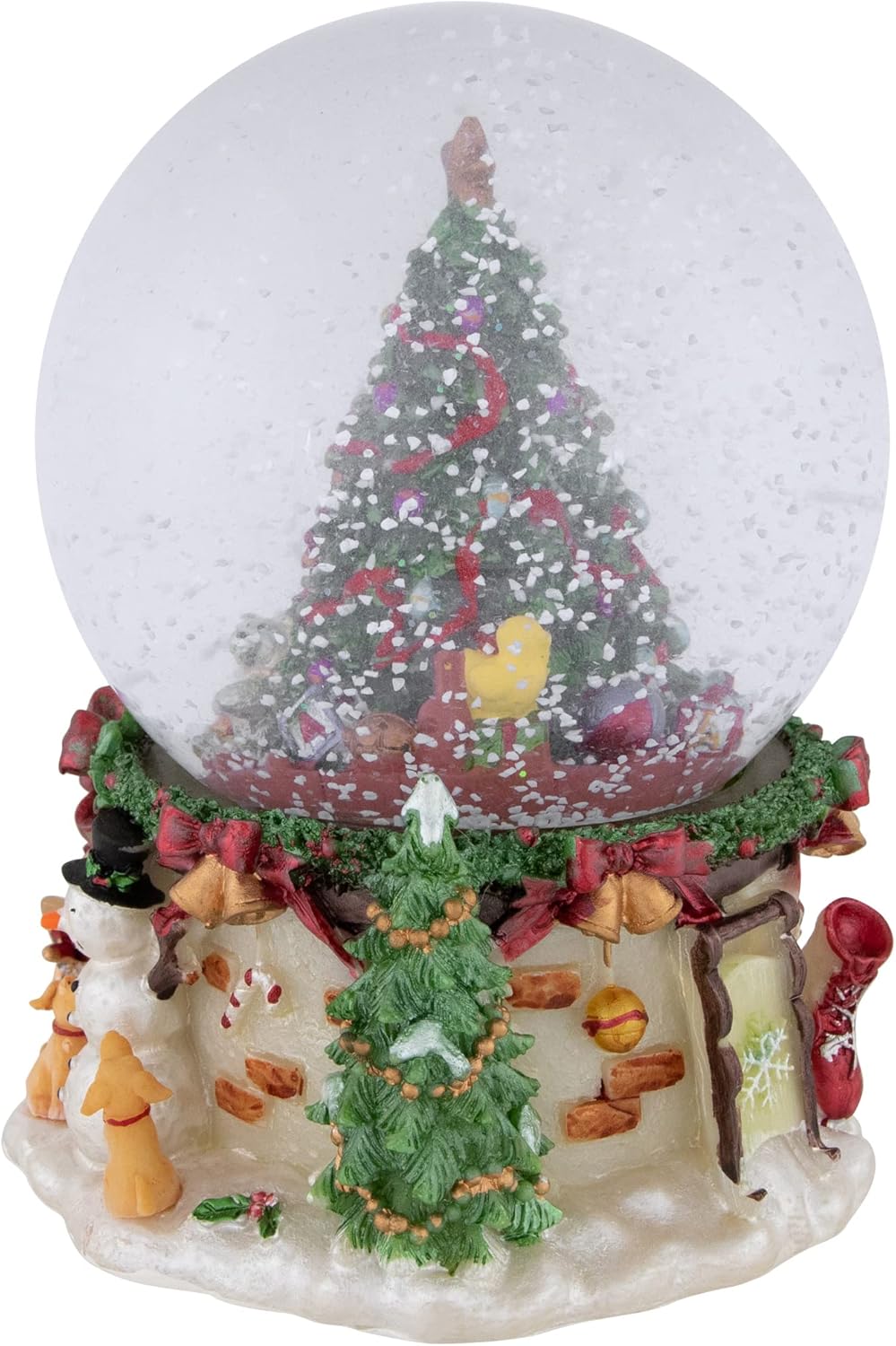 Gifts Under the Christmas Tree Musical Snow Globe - 6.5"