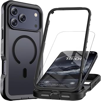 Magnetic for iPhone 18 Pro Case/iPhone 17 Pro Case Black