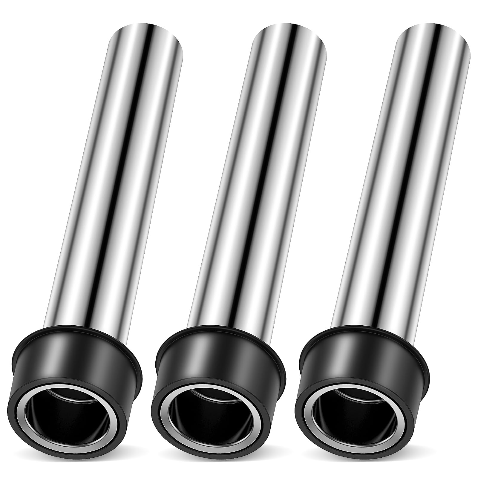 Set of 3 Bar Sink Stopper 7.5 x 1.26" (LxD) Bar Drain Stopper Pipe for Standard Sink Rust Resistant Bathroom Pipes Fittings for Home and Commercial Use