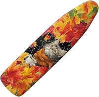 Vista 39 de Funda para tabla de planchar con diseño de estrella de mar de playa, resistente a los abrasadores, extra ancha, cubierta para tabla de planchar