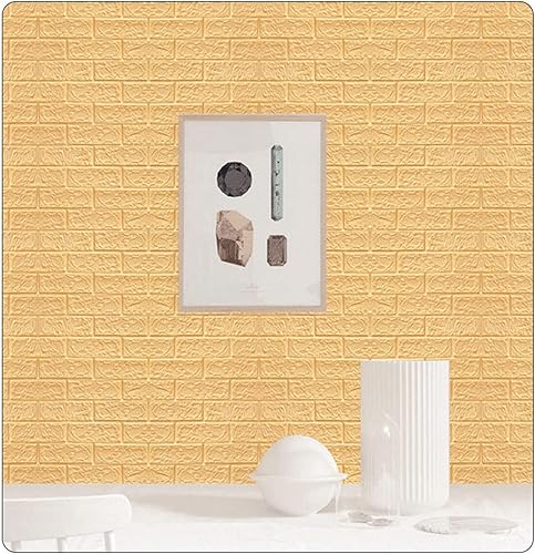 Miniatura 2 de Panel de pared 3D, 10 unidades, autoadhesivo, impermeable, de espuma de polietileno, anticolisión, utilizado para baño y sala de estar, decoración