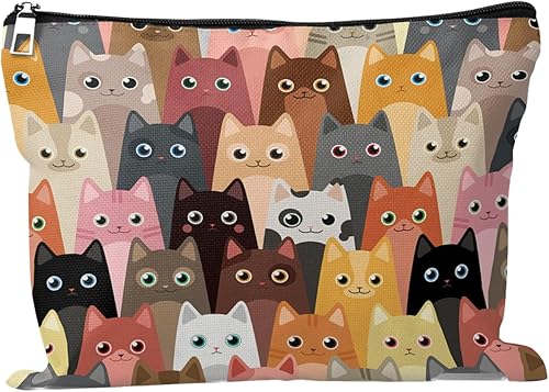 Bolsa de maquillaje Colorful Cat