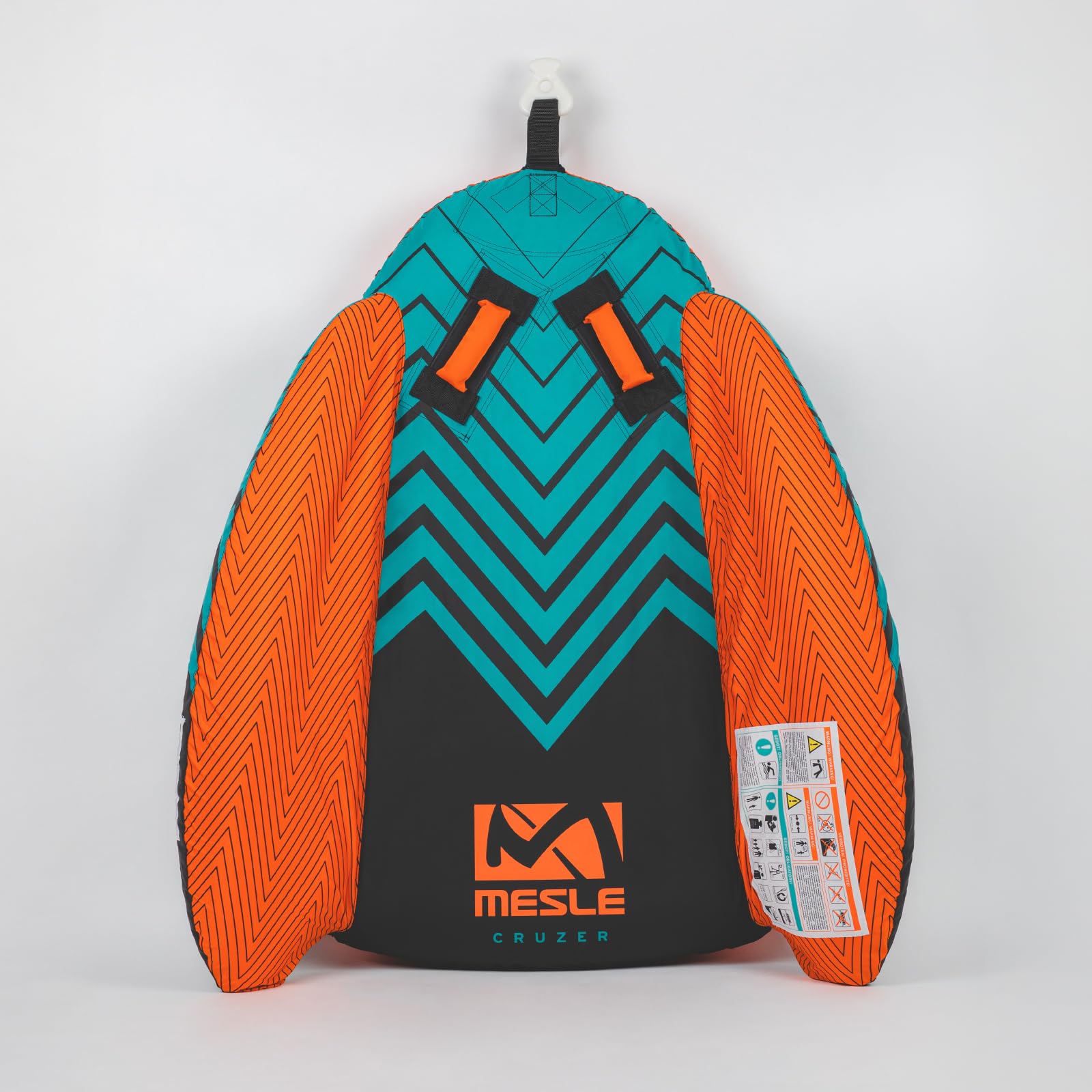 Mesle Funtube Cruzer Towable Tube aufblasbar Wassersport Schleppring für Boot & Jetski, 1 Person