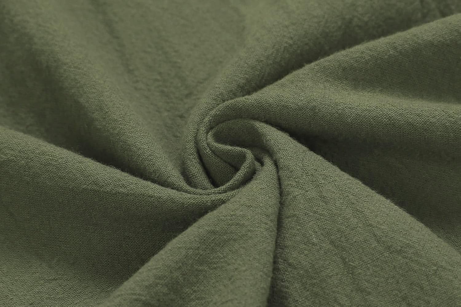 Akivide Womens Plus Size Linen Dresses Oversize Casual Summer Loose Flowy Cotton Maxi Dress with Pockets - Image 4