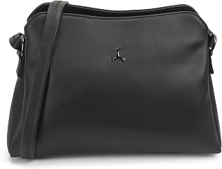 Mochi Women Casual Faux leather Soft Body Zipper closure Solid Sling Bag Price In India