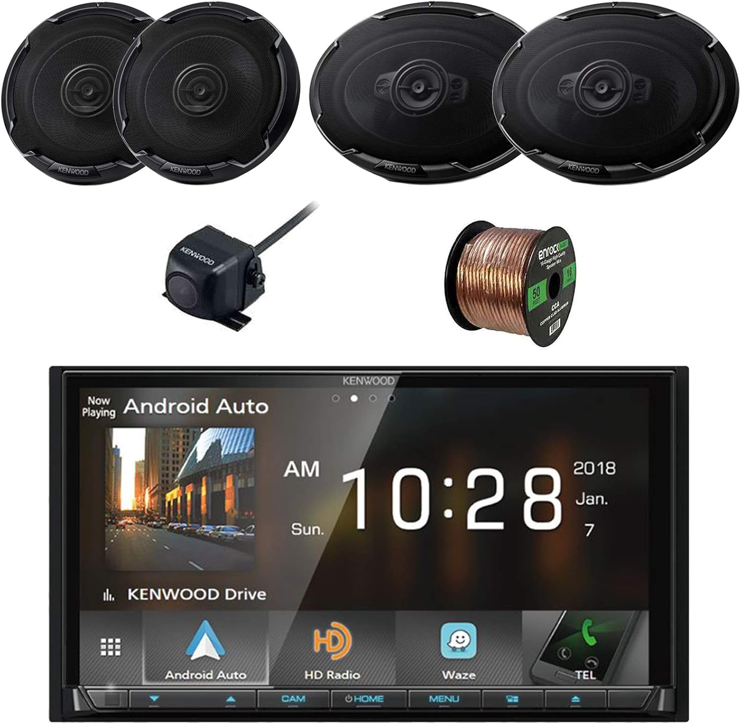 Kenwood 2DIN inDash Car Stereo Receiver with Kenwood