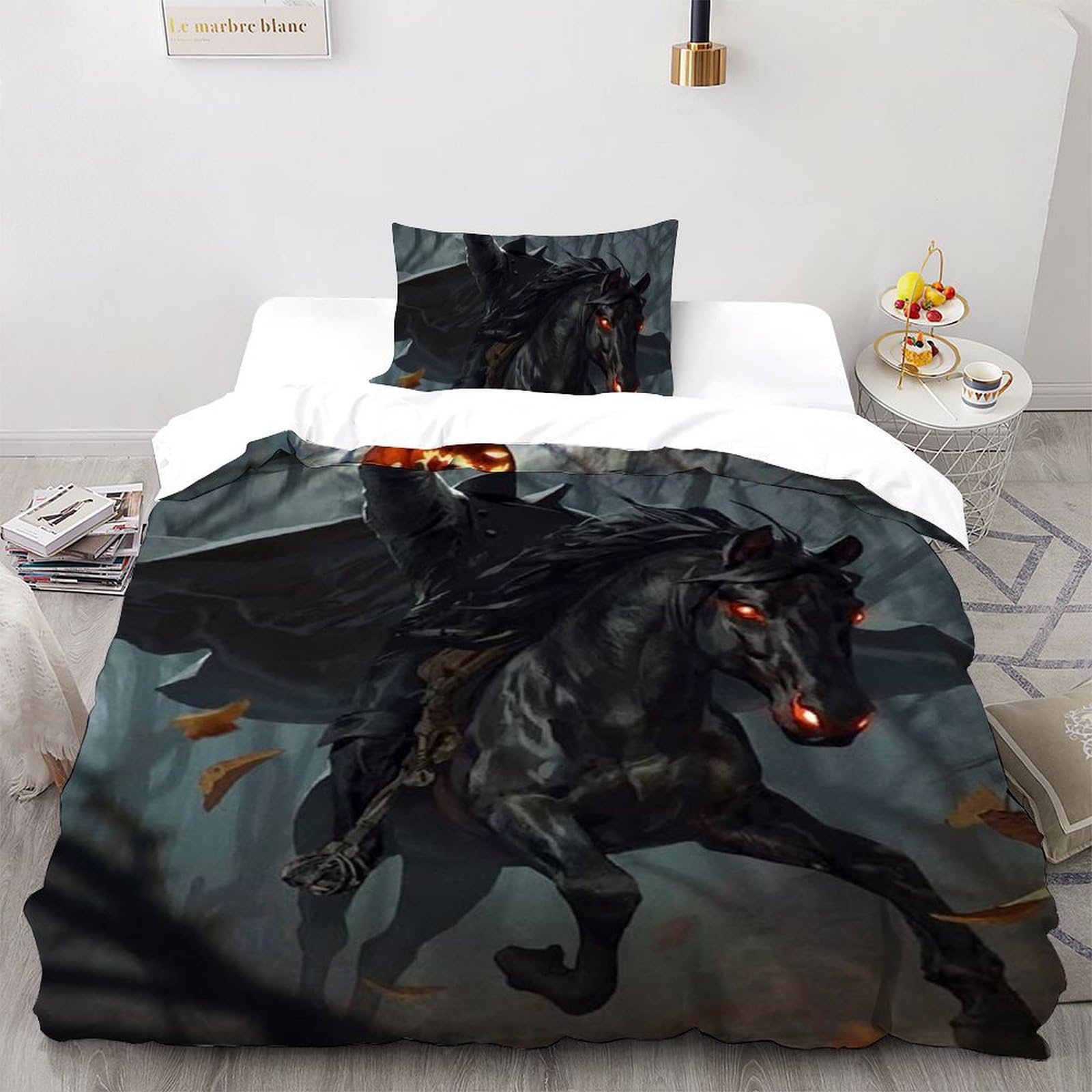 Housse de couette animaux 3D 135x200cm parfaite pour transformer la chambre d'enfant en univers magique