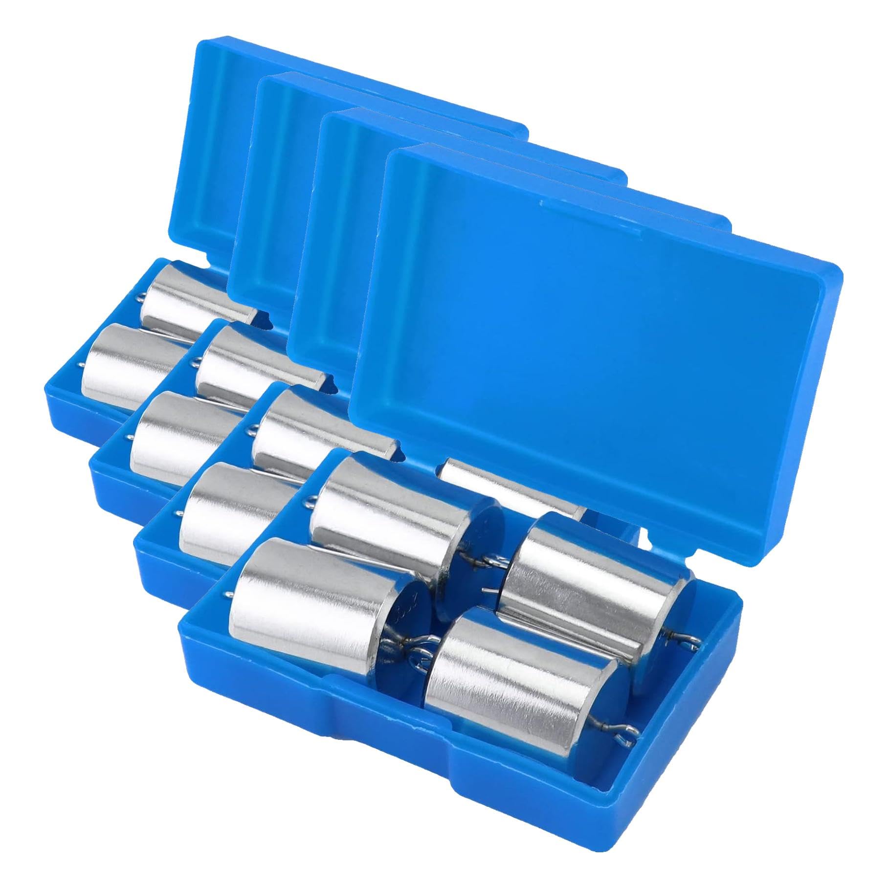 Lab Weights Set - 4 x 200g Chrome Hook Weights -9