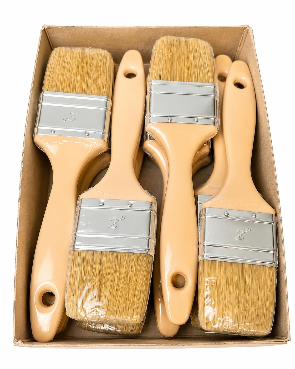Polycraft Natural/Non-Synthetic Gelcoat & Fibreglass Laminating Brush - 12 Pack (50mm (2"))