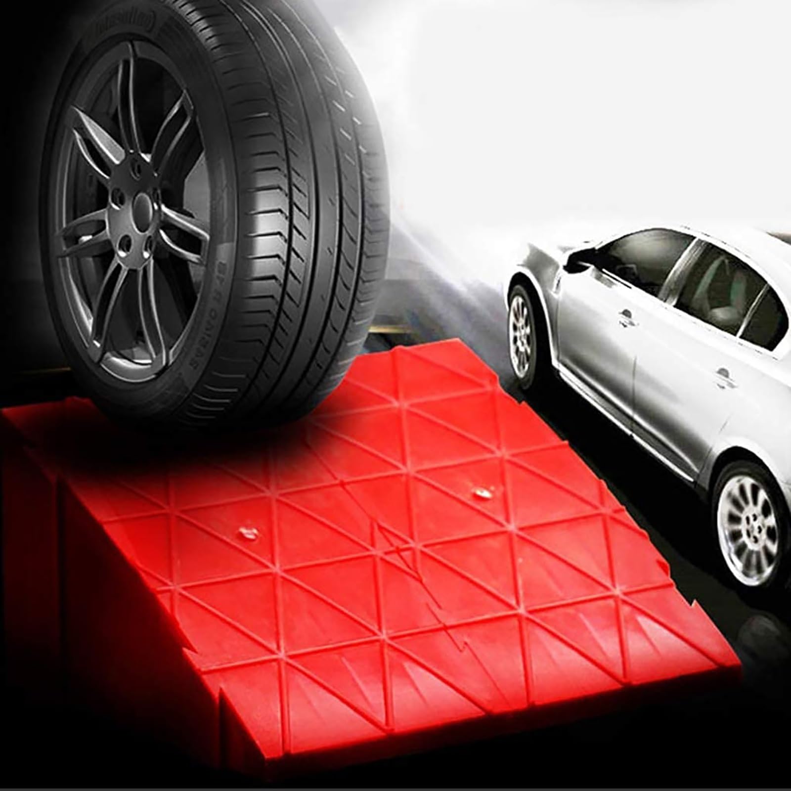 Rampe per Auto, Rampa di Carico, Rampa Moto, per Rampe di Marciapiede per Vialetto, Auto, Motocicletta, Banchina di Carico, Camion, Camioncino, Rampa di Soglia (Size : 12x18x30cm)