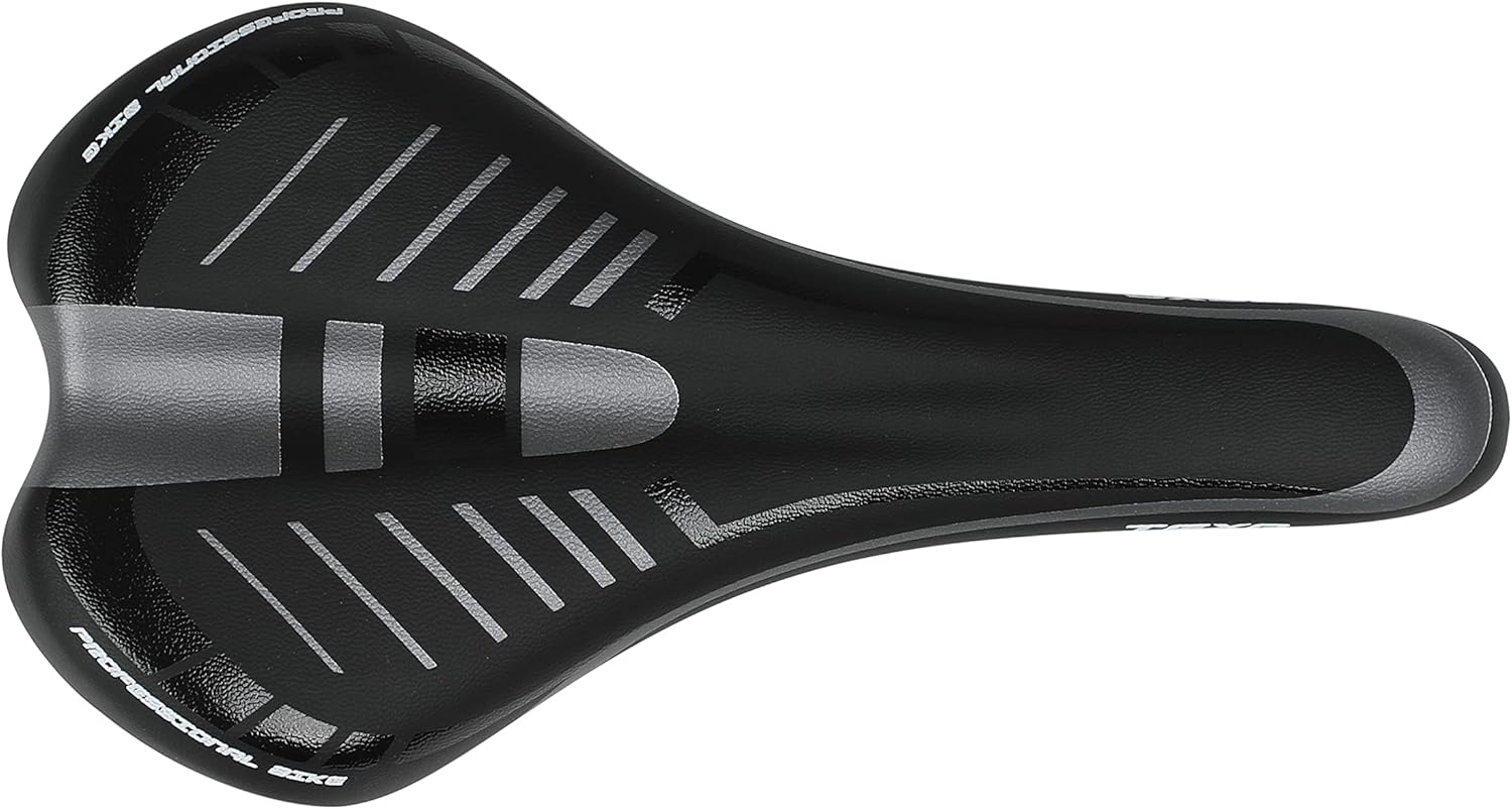 Selle Monte Grappa Italy TEXA Composite Bike Bicycle Saddle seat MTB Mountain (Black Gray, 140x280)