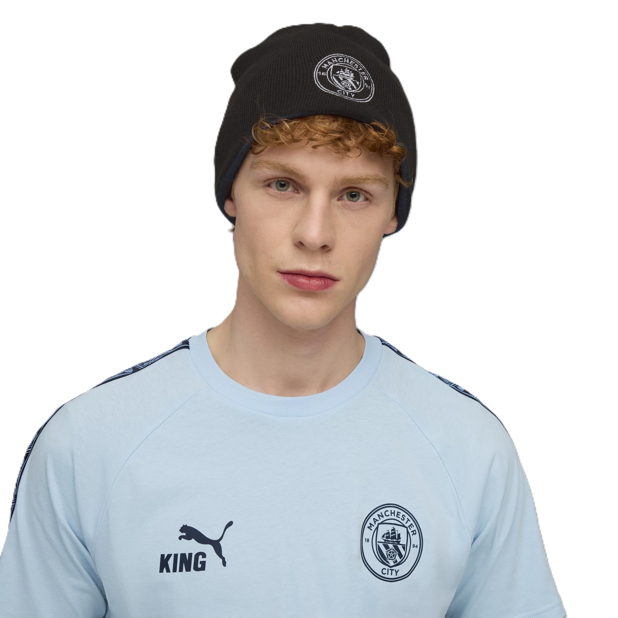 PUMA Manchester City Reversible Beanie - Black - One Size Fits Most