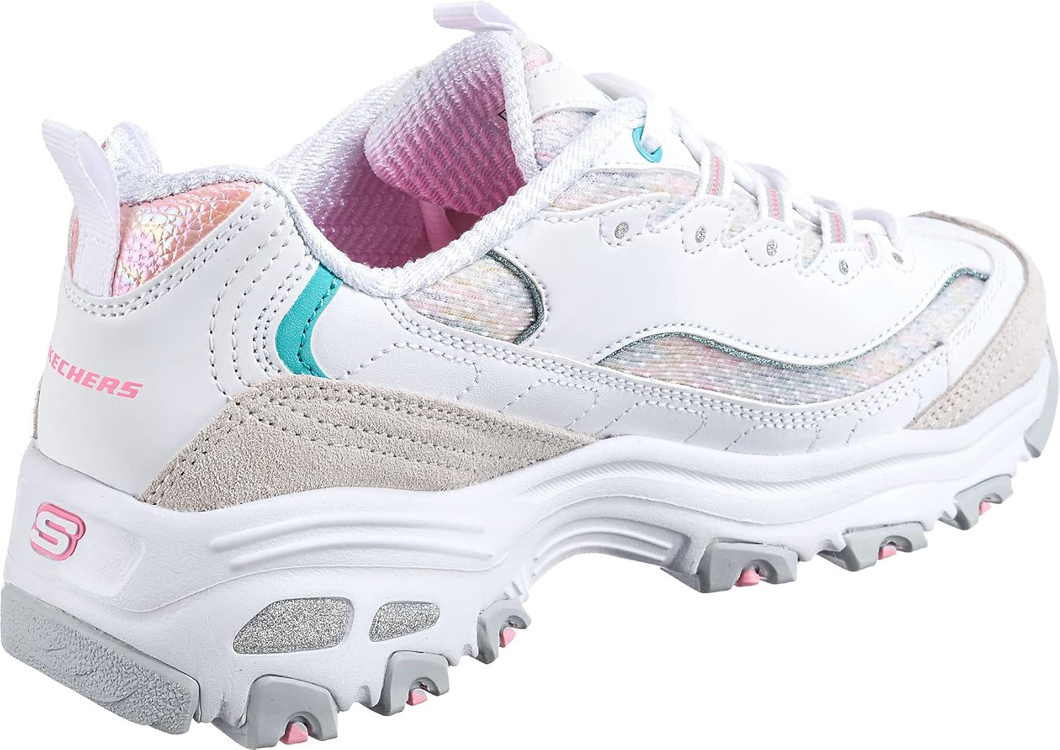 Skechers Women's D'Lites-Life Saver Memory Foam Lace-up Sneaker - Picture 53 of 62