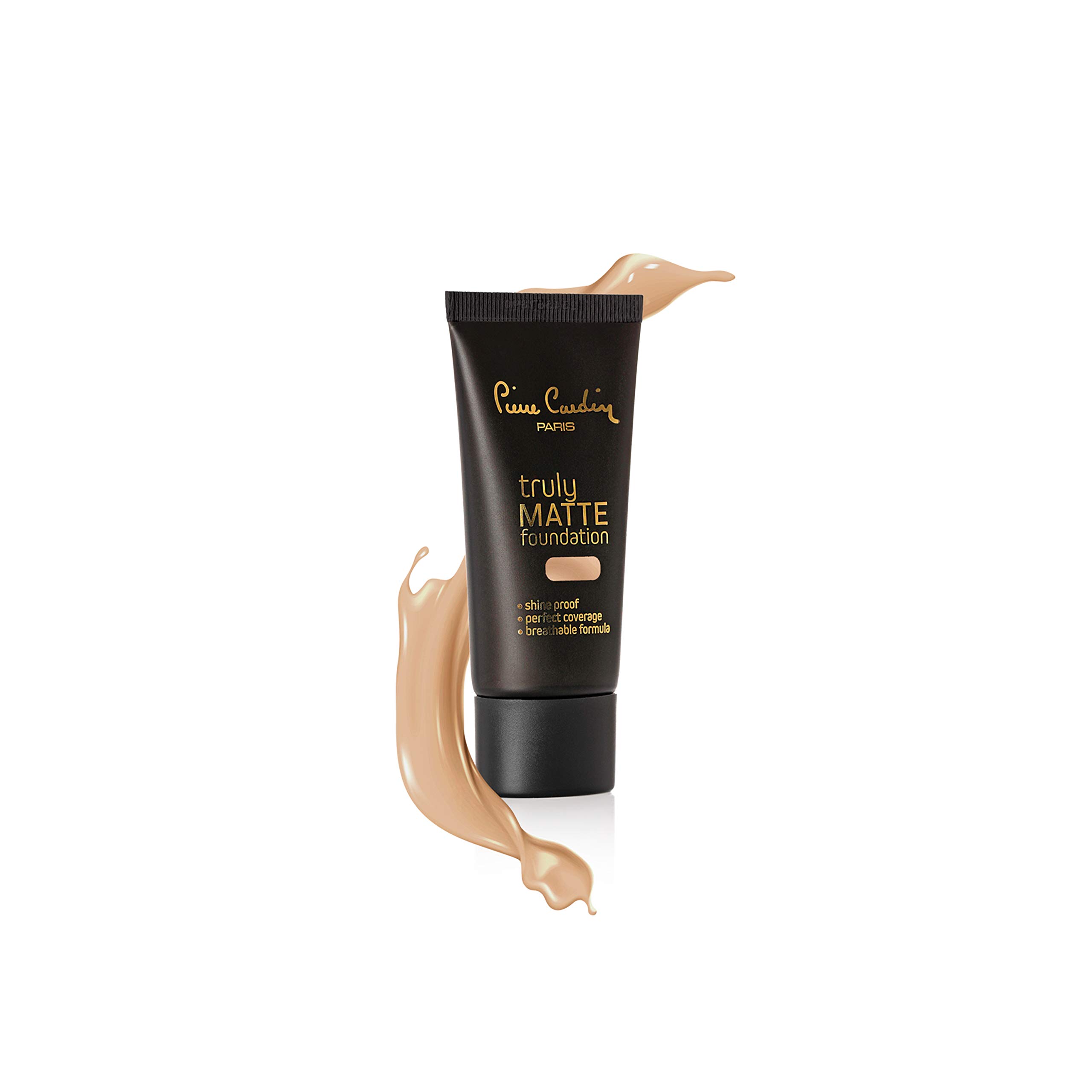 Pierre Cardin Paris, Lightweight Truly Matte Foundation, Controls Sebum & Oil, Matte Skin All Day Long - Oily to Normal Skin (270-M.Beige)-image-26