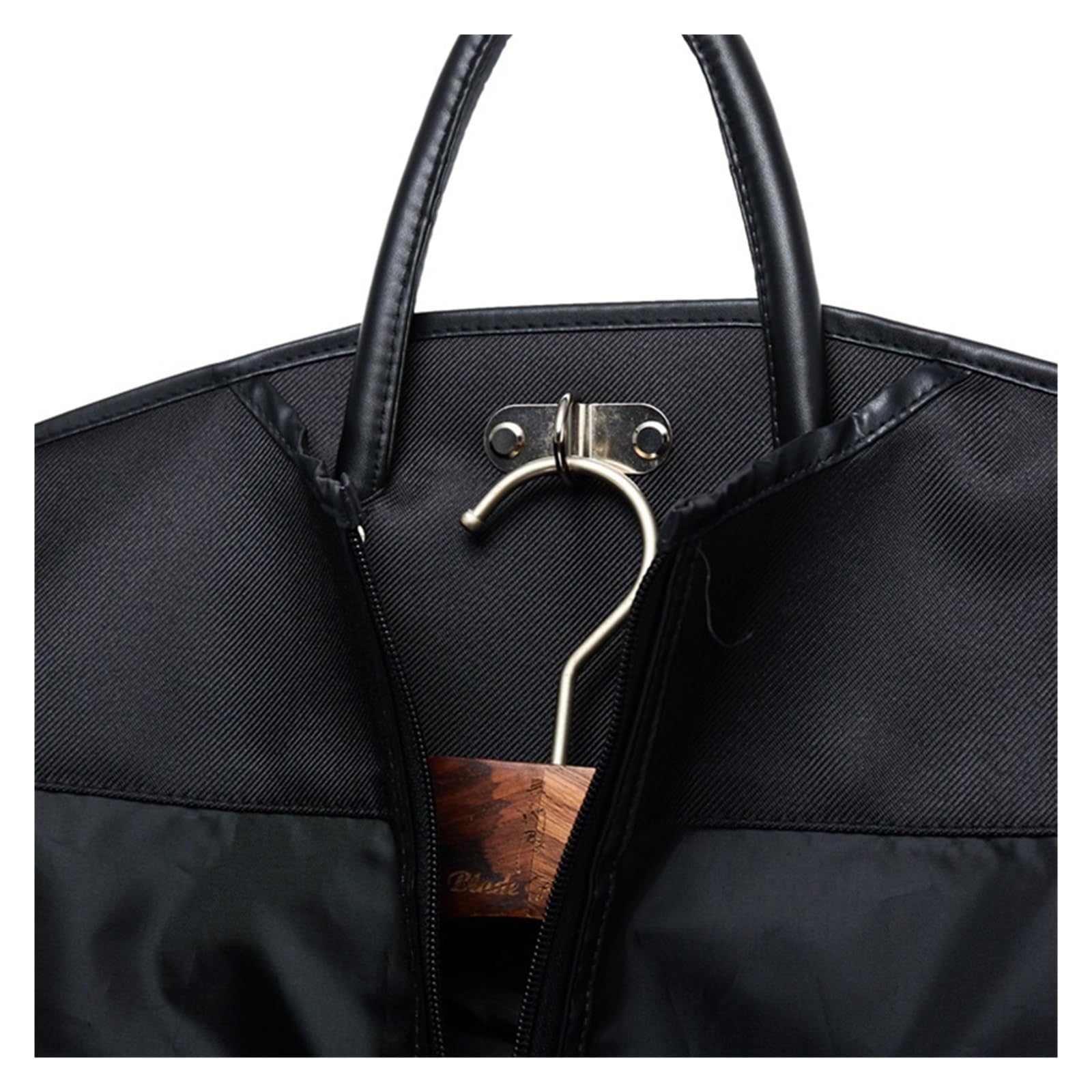 Anzugtasche Herren Oxford-Stoff-Anzughülle, Handtaschen-Aufbewahrungstasche, Schwarze Verbund-Anti-Falten-Anzugtasche For Herren, Kleidersack For(Black)