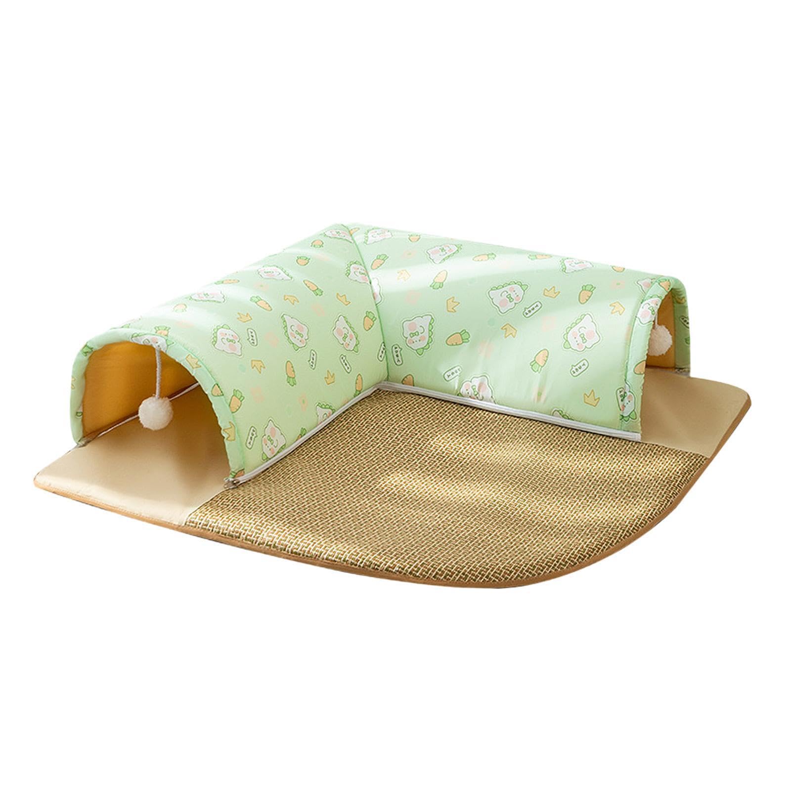 Túnel para gatos de interior Zambuph y juguete portátil espacioso