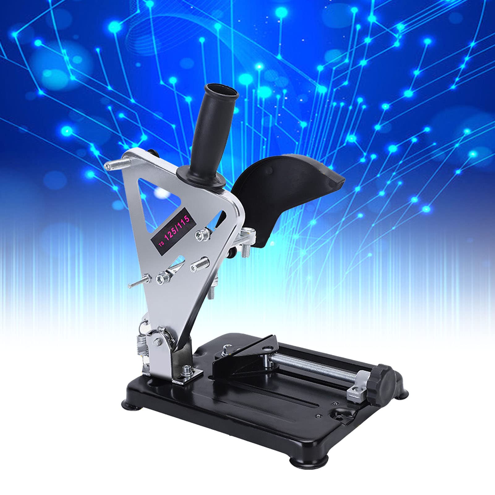 Soporte Fijo para Amoladora Angular 100 125, Hierro, Corte Preciso