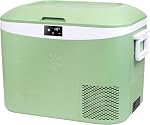 Megiu Réfrigérateur de voiture Frigidaire portable 12V Réfrigérateur 23 Quart (22 Liter) Refroidisseur compresseur congélateur 12V/24V DC 110240 V AC pour camping en plein air Voyage à la maison Utilisation -0.4°F~+59°F (Blue)