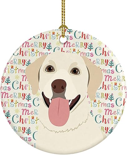 Miniatura 163 de Caroline's Treasures Adorno navideño de husky siberiano en blanco y negro #2 de cerámica para árbol de Navidad, decoración colgante para el hogar,