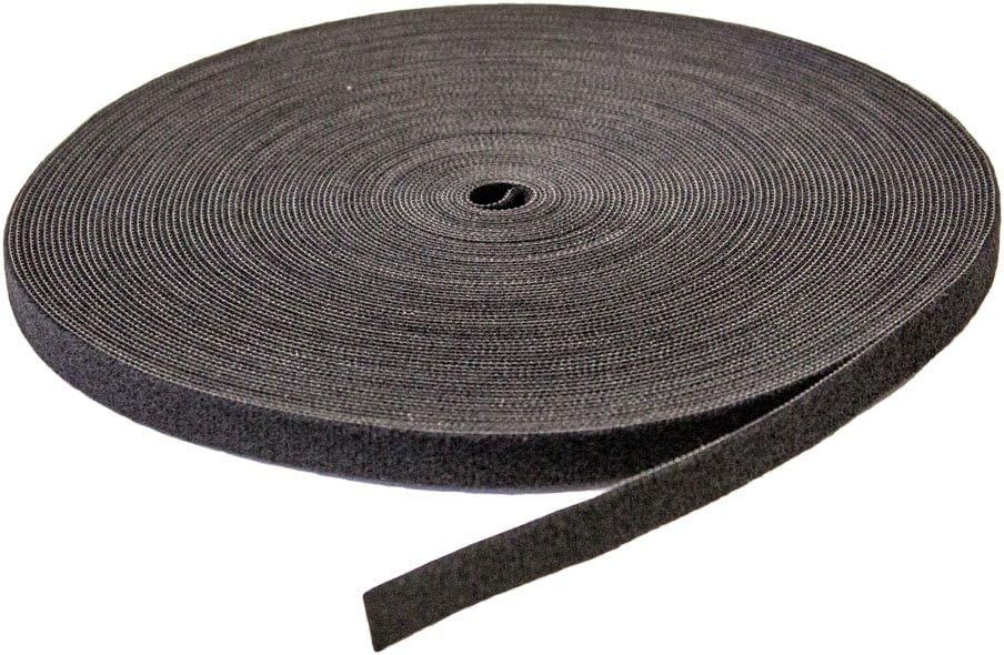 NavePoint 1/2 Inch Roll Hook and Loop Reusable Cable Ties Wraps Straps - 25M 82ft 3-pack