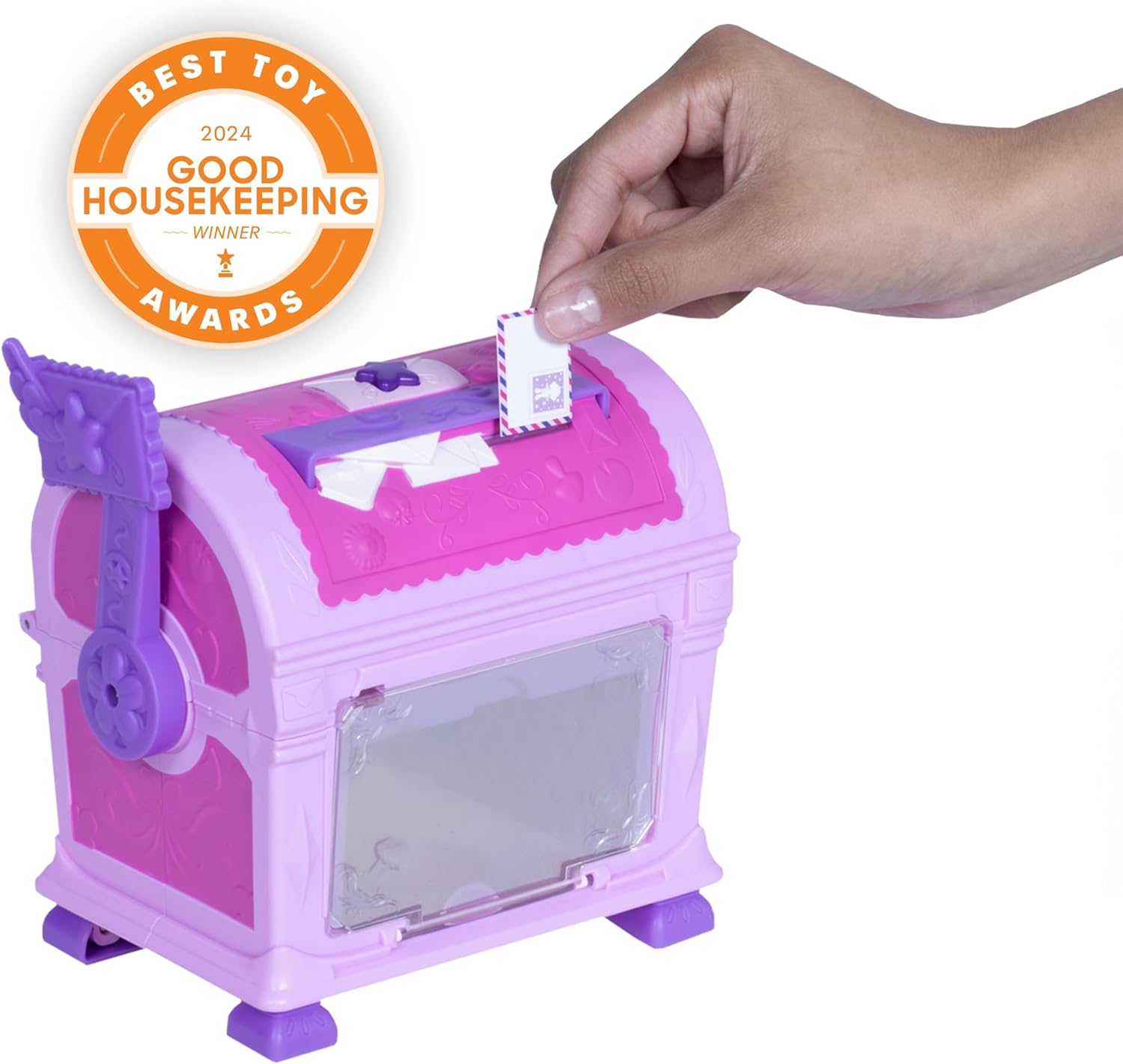 Goliath Secret Findees Magic Mailbox Pink | Includes Either Audree or Roxee | Discover 10+ Surprises Inside | Recommended for Ages 4+