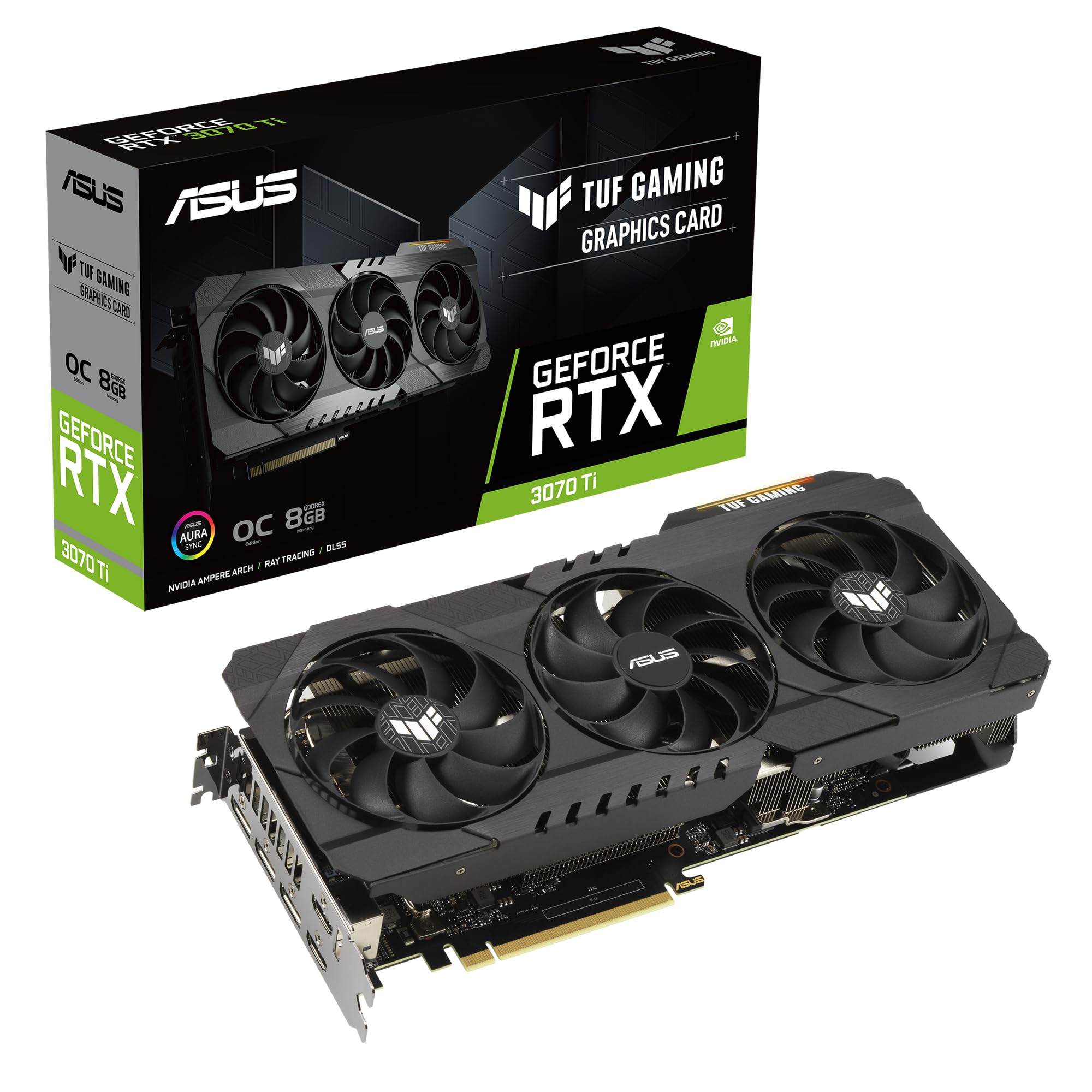 ASUS TUF GeForce RTX 3070 V2 8 GB OC Version Gaming Grafikkarte 