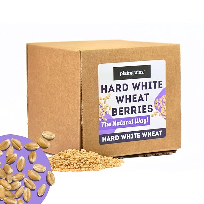 PlainGrains. The Natural Way | 5.5 LB Dry Hard White