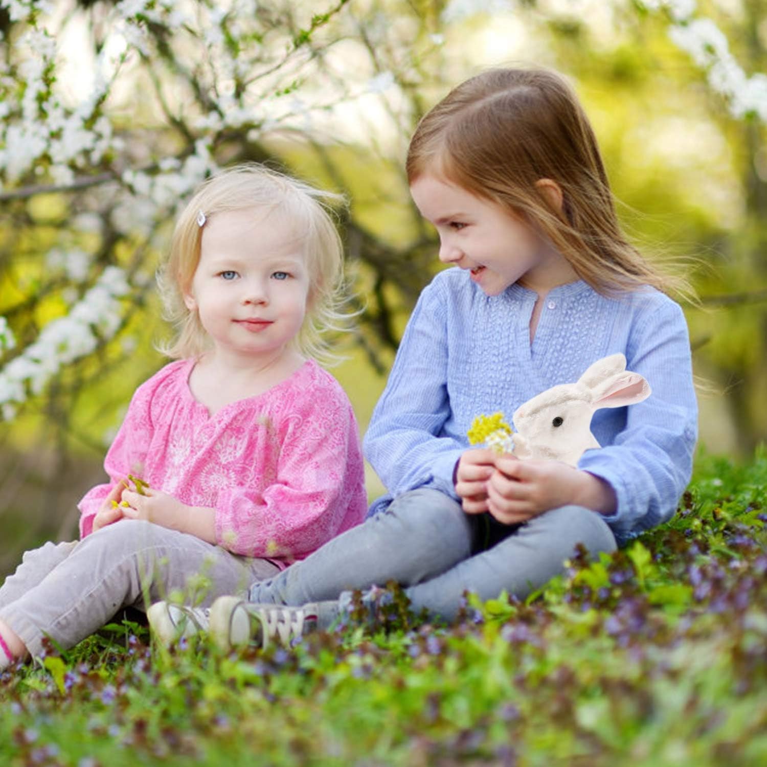 Liberty Imports Plush Bunny Rabbit Pet Electronic Toy - Walking, Hopping, Wiggle Ears, Twitch Nose, Sounds for Kids - Image 5