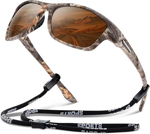 Miniatura 29 de suoso Gafas de sol deportivas polarizadas para hombre: gafas de protección UV400 para mujer, gafas envolventes para conducir y pescar