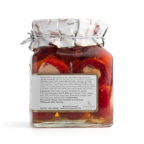 Miniatura 2 de Giusto Sapore Pimientos rellenos con crema de parmigiano 10oz - Paquete de 6