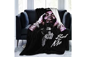 Flannel Blanket Throw Blanket Kevin Gates Stars Pattern Air Conditioning Blanket for...