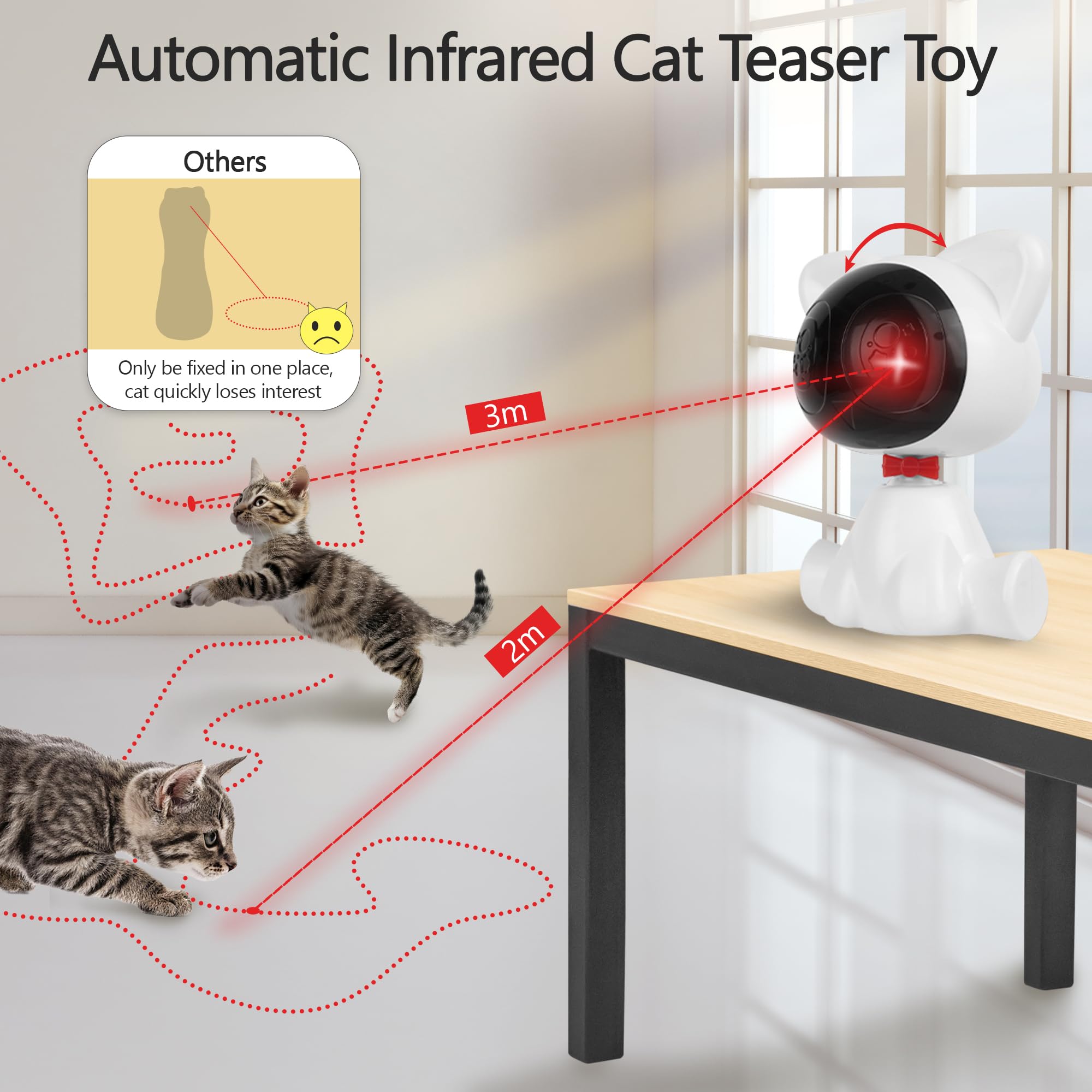 Wood Homing Interactive Cat Teaser Toy - Image 4