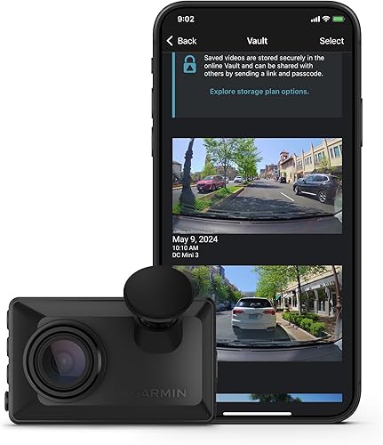 Miniatura 13 de Garmin Dash Cam Live, vista en vivo 24/7, cámara de tablero siempre conectada