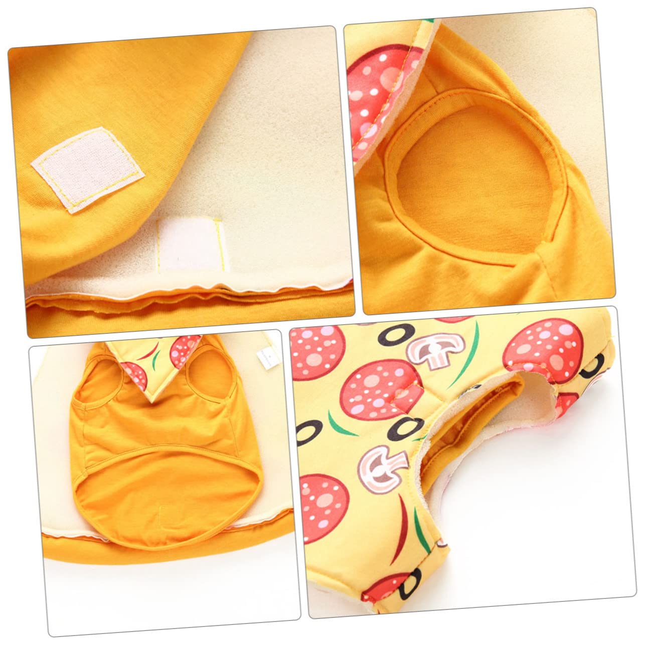 BESPORTBLE 3pezzi Costume Per Pizza Per Halloween Abbigliamento Per Animali Domestici e Comodo Per e Speciali
