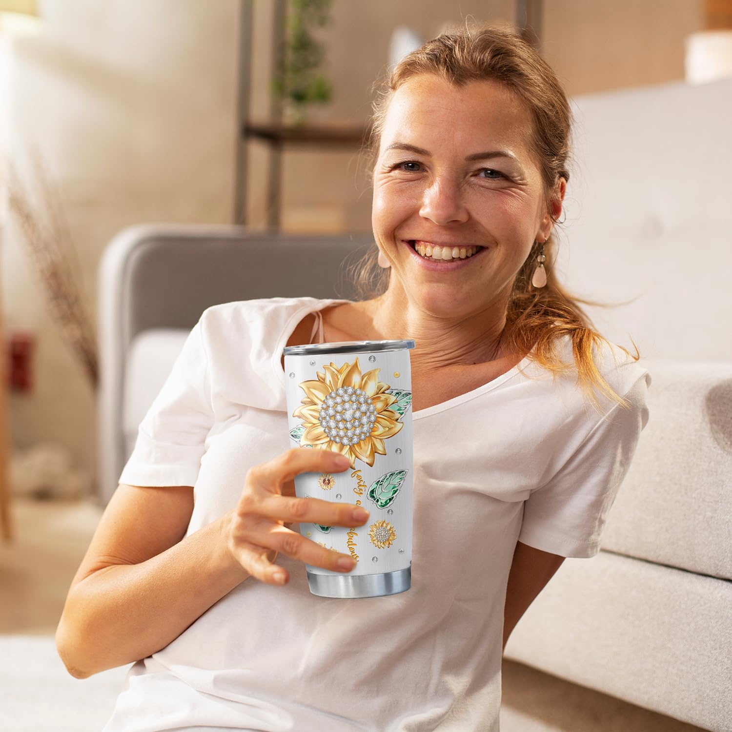 40th Birthday Gifts Women Her Tumbler 20oz, Gifts for 40 Year Old Women/Female/Grandma/Mom Mug, Happy 40th Birthday Decorations - Image 5