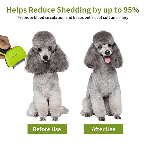 Miniatura 8 de Cepillo de aseo para mascotas, herramienta profesional para quitar pelaje para perros y gatos, reduce eficazmente la caída en hasta un 95% de
