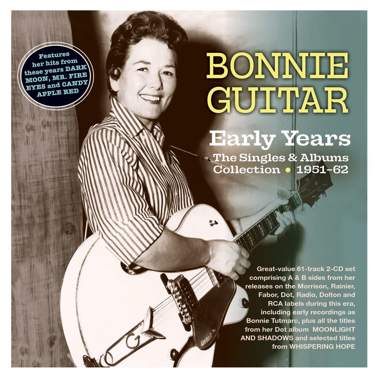 Bonnie Guitar - Early Years: The Singles & Albums Collection 1951-62 CD Album - Used