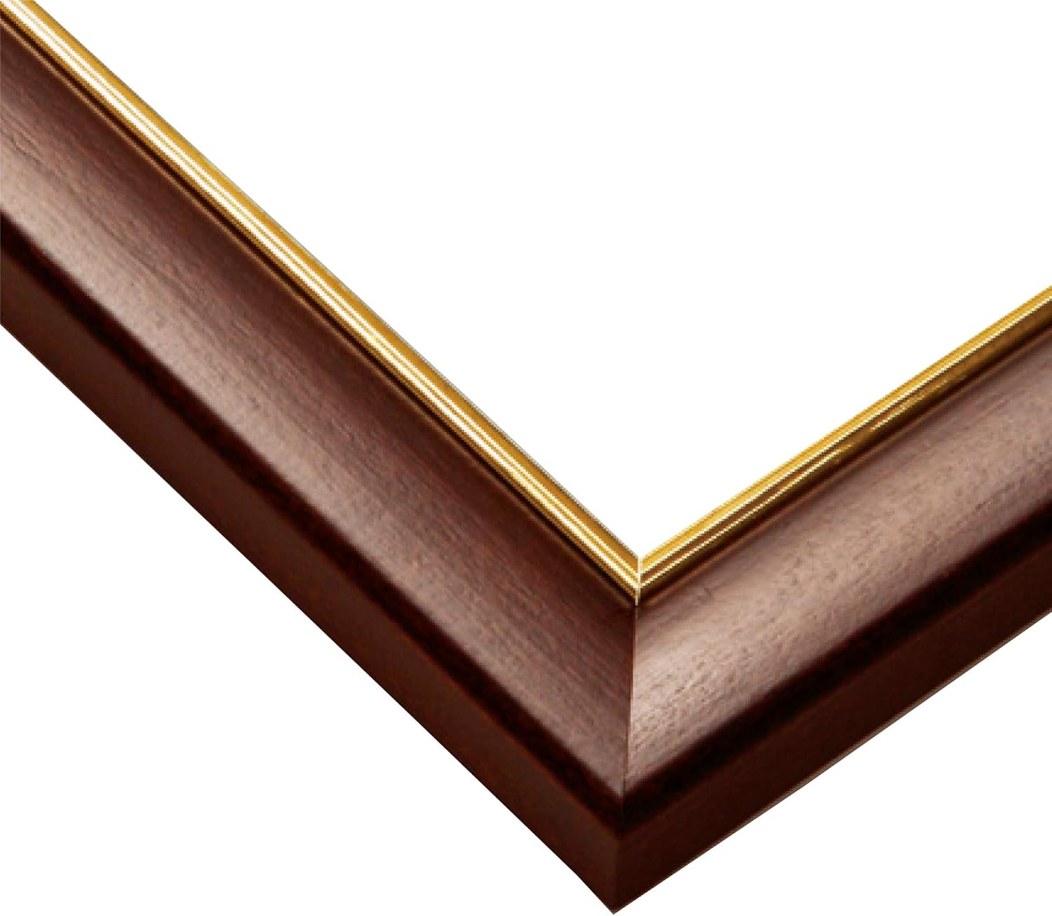 Jigsaw panels Wood Gold Line Brown (26cm ~ 38cm) 3